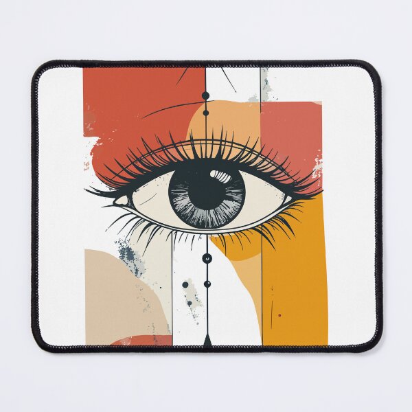 Item preview, Mystic Soulful All Seeing Eye Print - Abstract Terracotta Cosmic Evil Eye Modern Wall Art designed and sold by BestChoiceService.