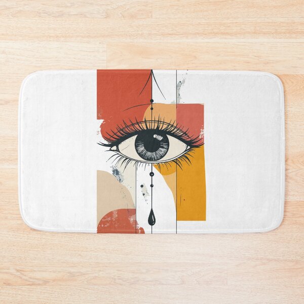 Item preview, Mystic Soulful All Seeing Eye Print - Abstract Terracotta Cosmic Evil Eye Modern Wall Art designed and sold by BestChoiceService.