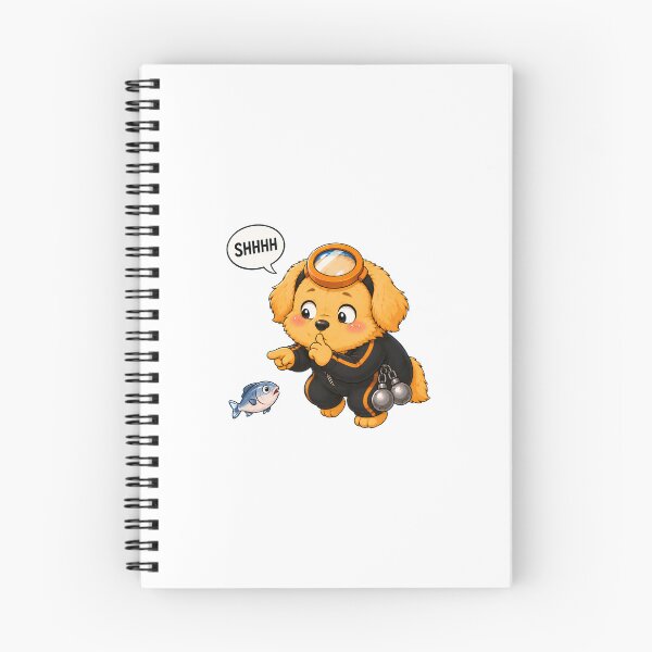 Item preview, KOREA HAENAM - Cute Chibi Golden Retriever Shhhh Fish Sticker designed and sold by KOREA-HAENAM.
