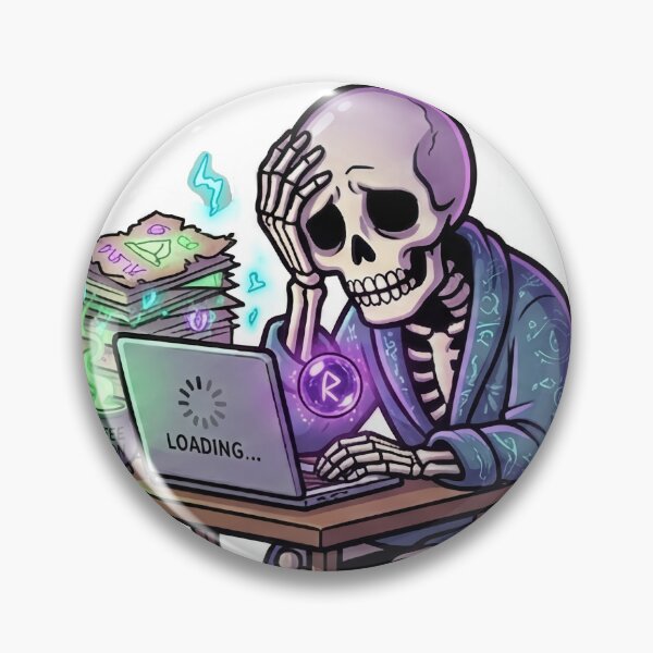 Item preview, Deadlines Are Killing Me - Burnout Skeleton designed and sold by PerfectTerrible.