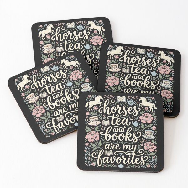 Item preview, Horses Tea And Books designed and sold by LeosCloset.