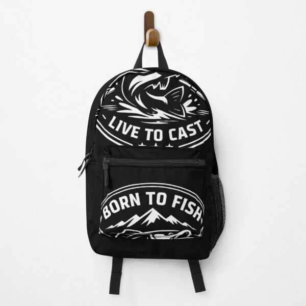 Item preview, Born To Fish Live To Cast Fishing Fisher Fisherman Design designed and sold by LoneTide.
