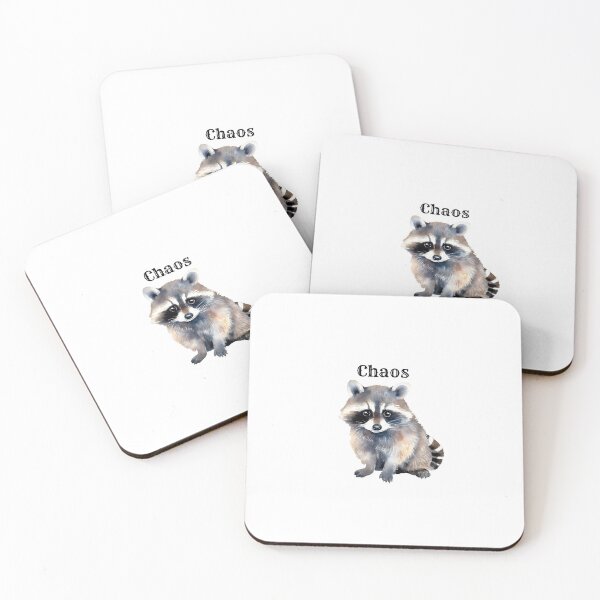 Item preview, Raccoon Chaos designed and sold by Mochi Moon.