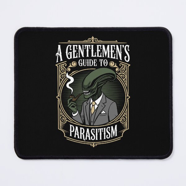 Item preview, A Gentlemens Guide to Parasitism - Funny Vintage Alien designed and sold by AnAzArt.
