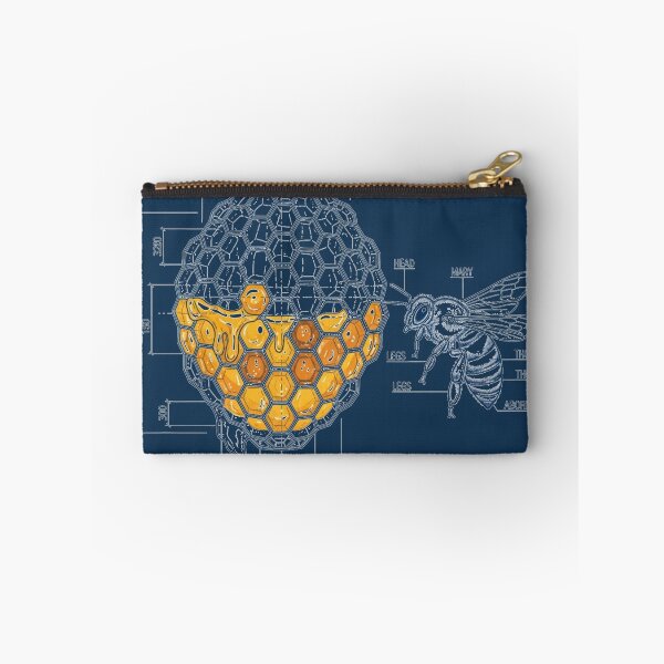 Item preview, Honeycomb Architecture Technical Blueprint Illustration designed and sold by MarVan-Prints.