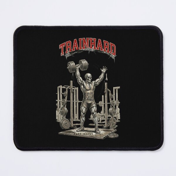Item preview, TrainHard Skull Dumbbell Press Fitness Artwork designed and sold by TrainHardCo.