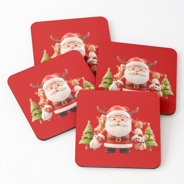 Item preview, Deep colors Santa reindeer with dove love designed and sold by Jsw-speedartja.