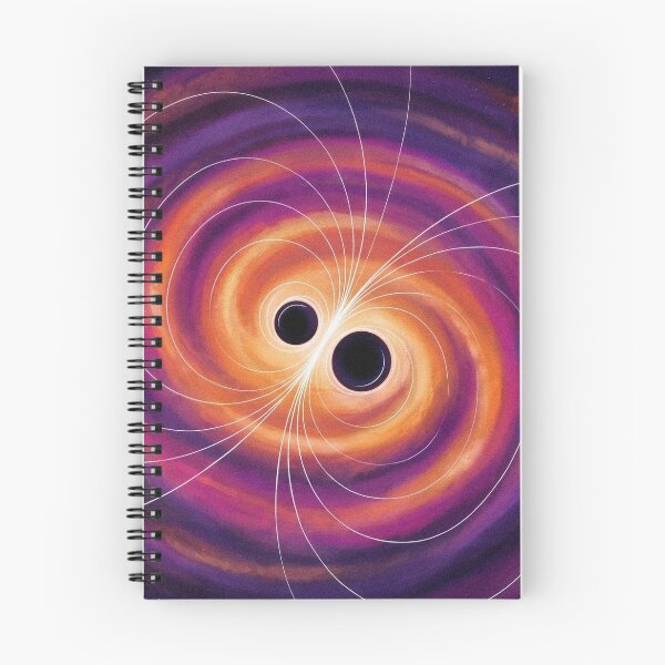 Item preview, Binary Black Holes Cosmic Illustration designed and sold by AHOK-lab.