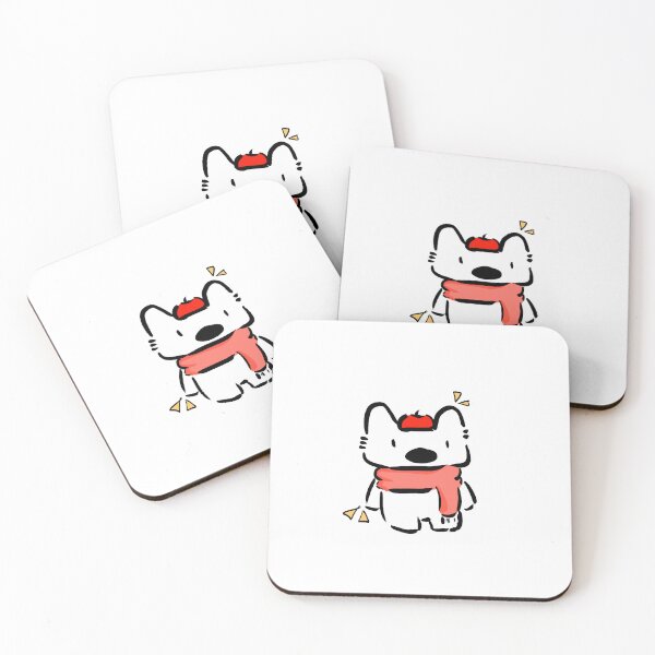 Item preview, A winter dog with an apple on his head designed and sold by Arosygarden.