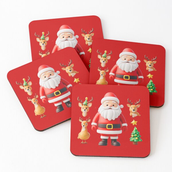 Item preview, Deep colors Santa reindeer with dove love designed and sold by Jsw-speedartja.