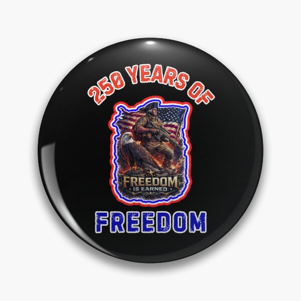 Item preview, Freedom Is Earned  designed and sold by WoodburyLake.