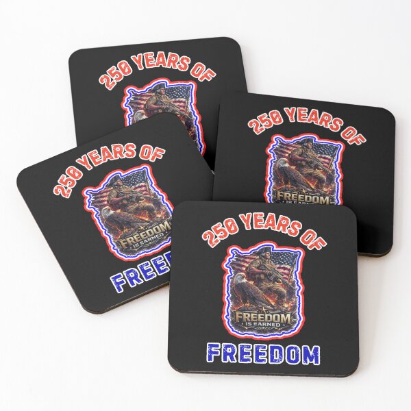 Item preview, Freedom Is Earned  designed and sold by WoodburyLake.