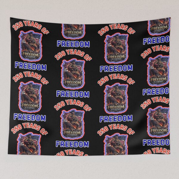 Item preview, Freedom Is Earned  designed and sold by WoodburyLake.