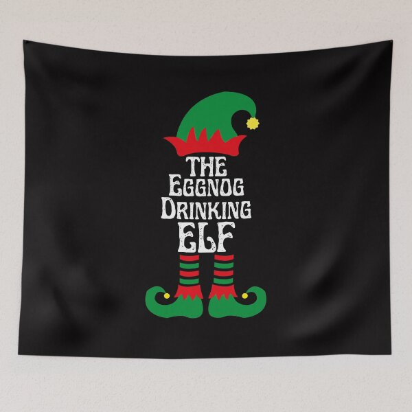 Item preview, Eggnog Drinking Elf Family Christmas Elf Costume designed and sold by WeirdlyRare.