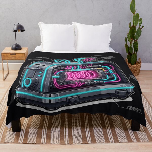 Item preview, Cyberpunk Industrial Toaster Technical Schematic Art designed and sold by MarVan-Prints.