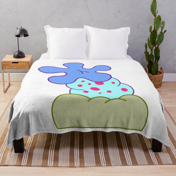 Item preview, Bikini Botton BLUE FLOWER 4 - SpongeBob designed and sold by DibujandoPorfa.