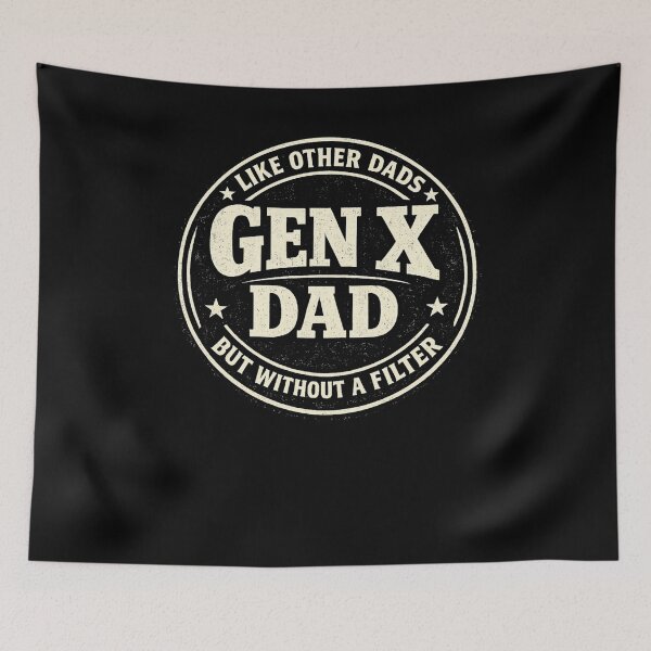 Item preview, Gen X Dad Like Other Dads But Without A Filter Funny Saying designed and sold by faridman.