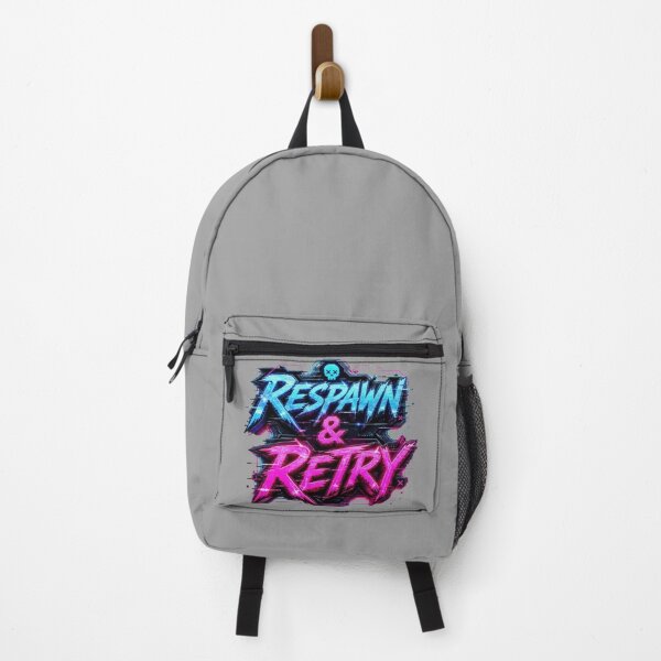 Item preview, Respawn & Retry Cyberpunk Gaming Sticker designed and sold by Stylestickers55.