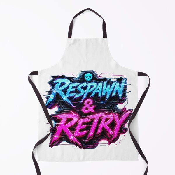 Item preview, Respawn & Retry Cyberpunk Gaming Sticker designed and sold by Stylestickers55.