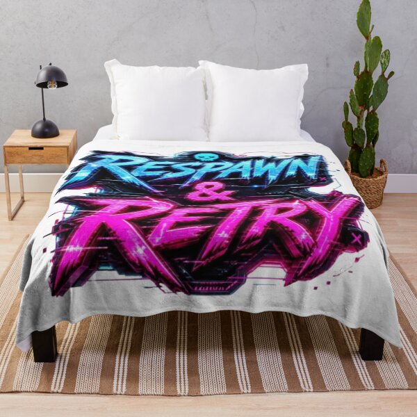 Item preview, Respawn & Retry Cyberpunk Gaming Sticker designed and sold by Stylestickers55.