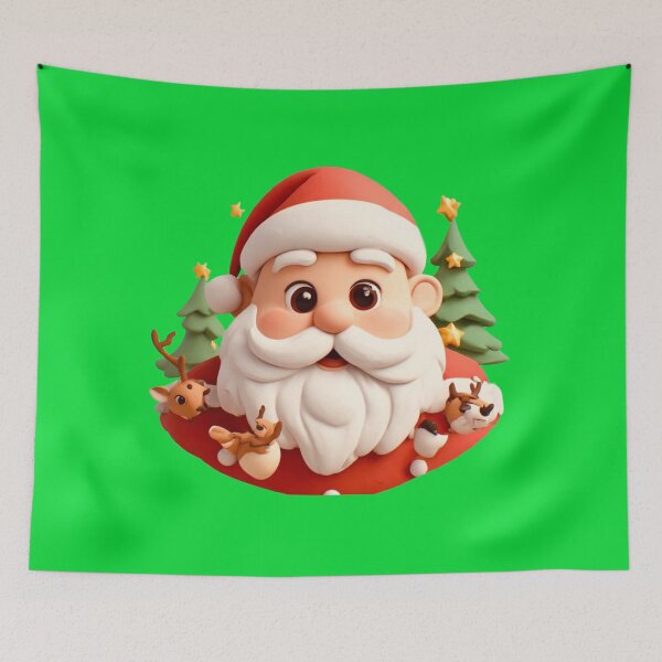 Item preview, Deep colors Santa reindeer with dove love designed and sold by Jsw-speedartja.