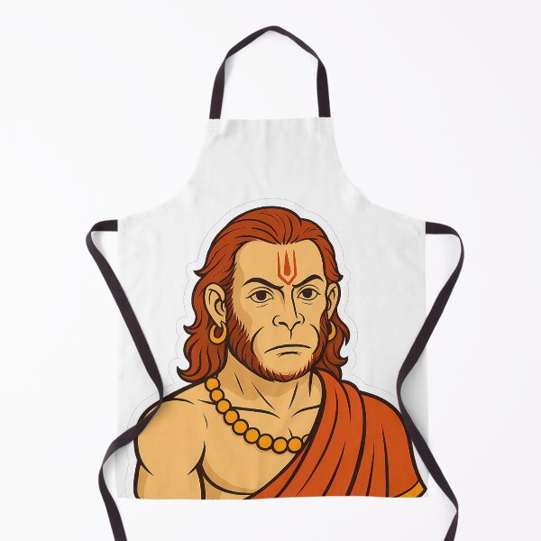 Item preview, Lord Hanuman Graphic Art - Divine Vector Illustration designed and sold by ExploreAura Studio.