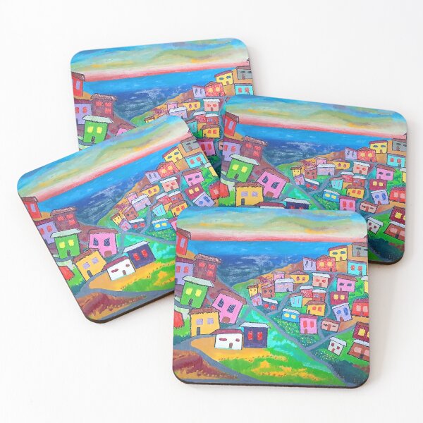 Item preview, View towards the sea and hills of Valparaíso, Chile. designed and sold by GRIDADIS-GRIDART.