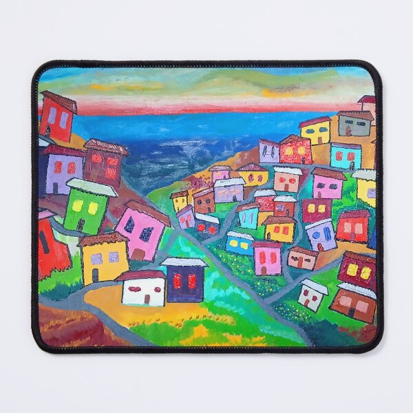 Item preview, View towards the sea and hills of Valparaíso, Chile. designed and sold by GRIDADIS-GRIDART.