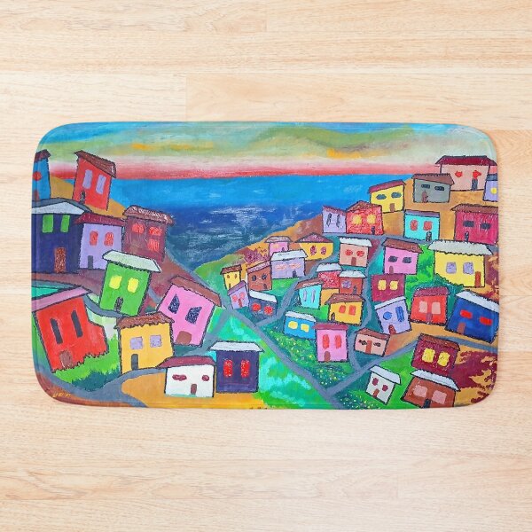 Item preview, View towards the sea and hills of Valparaíso, Chile. designed and sold by GRIDADIS-GRIDART.