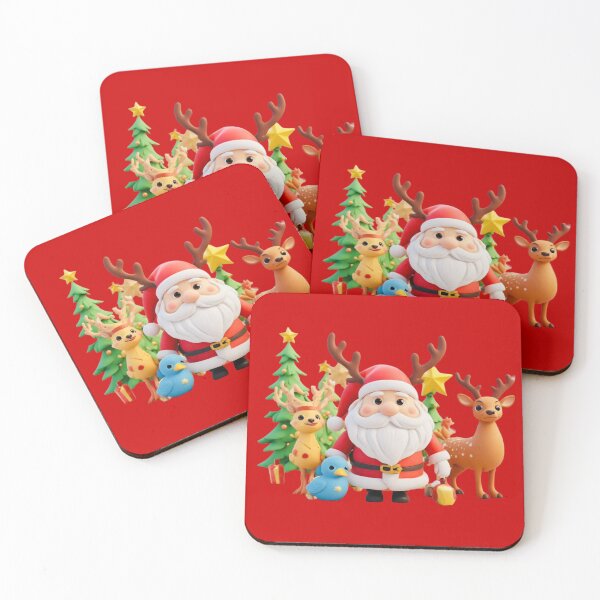 Item preview, Deep colors Santa reindeer with dove love designed and sold by Jsw-speedartja.