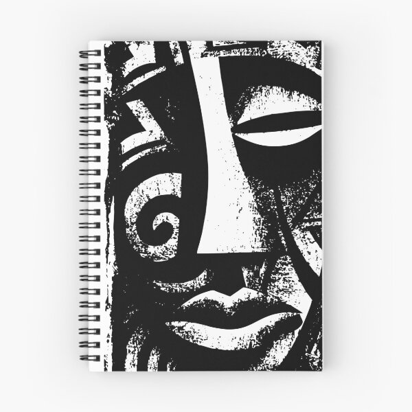 Item preview, Primal Tribal Mask Carved in Linocut designed and sold by SO-CHAOS.