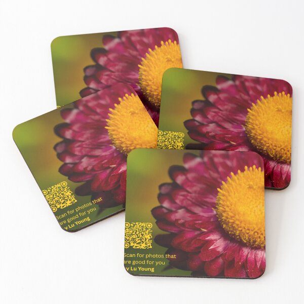 Item preview, Colorful strawflower (Xerochrysum bracteatum) designed and sold by Photo_Lu_Global_Imagery.