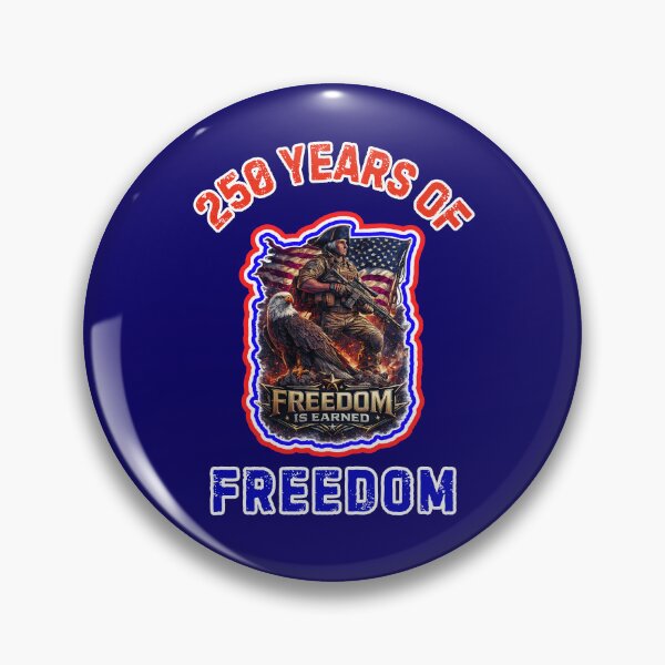 Item preview, Freedom Is Earned  designed and sold by WoodburyLake.
