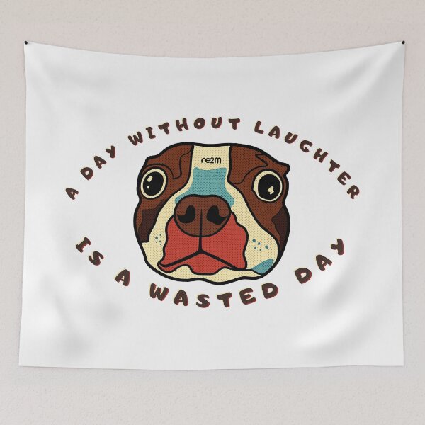 Item preview, Funny Wide Eyed Dog Quote designed and sold by re2m.