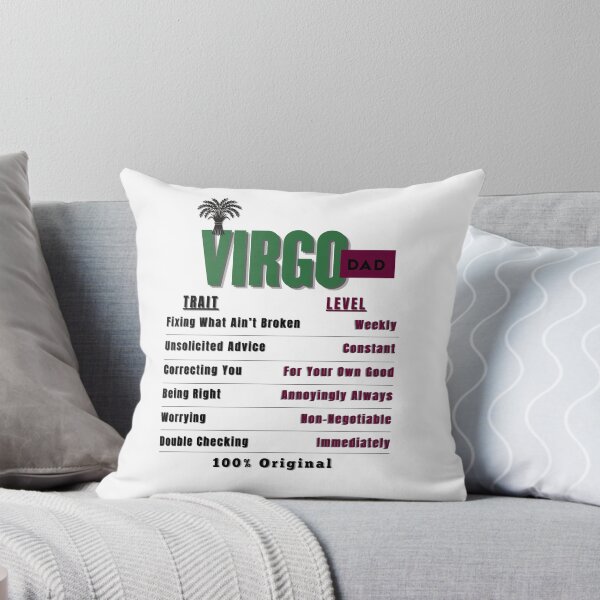 Item preview, Virgo Dad Traits - Humorous Zodiac Father's Day Gift designed and sold by ZenWealthDesign.