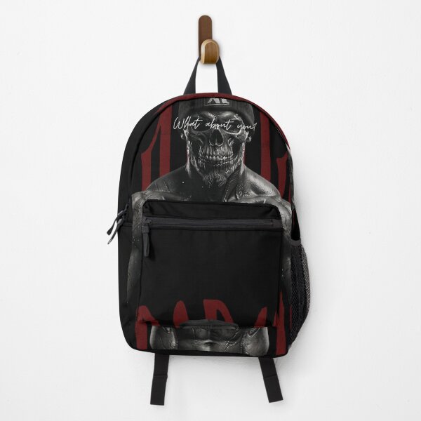 Item preview, TrainHard Dark Skull Warrior – What About You? Fitness Artwork designed and sold by TrainHardCo.