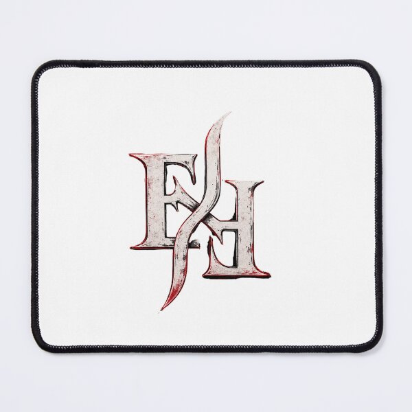 Item preview, Anime Samurai EH Emblem | Japanese Warrior Monogram Cyber Katana Design designed and sold by Joyfulfabric.