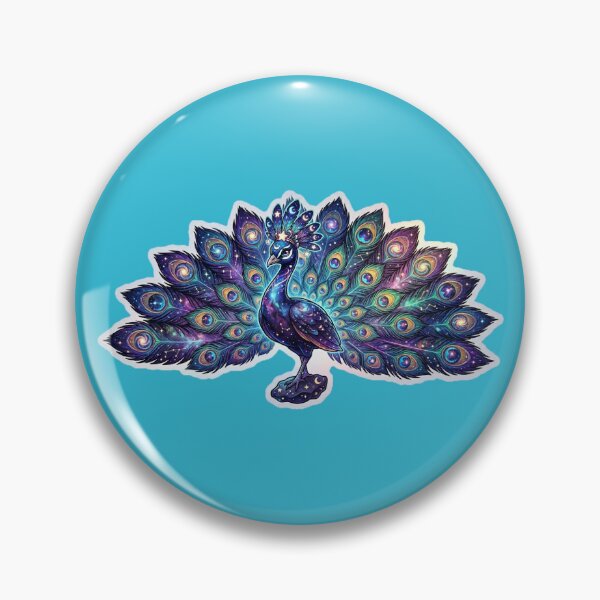 Item preview, Celestial Peacock  designed and sold by Homelesssquid's Stickers & More.