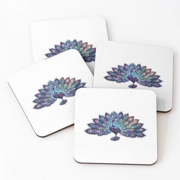 Item preview, Celestial Peacock  designed and sold by Homelesssquid's Stickers & More.