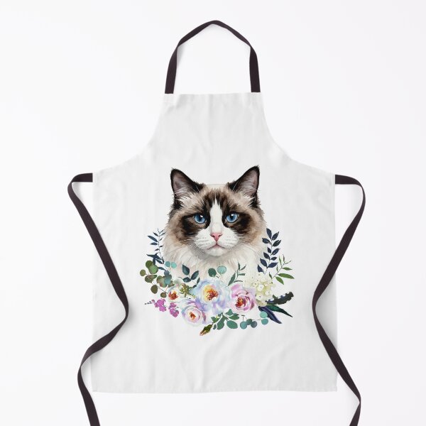Item preview, Watercolor Ragdoll Cat designed and sold by Liededrom..