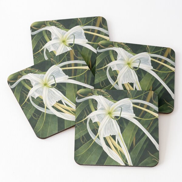 Item preview, Stylised art of a spider lily taken from an original photograph. designed and sold by Jenni Tee.