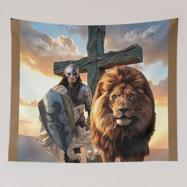 Item preview, Warrior of the Cross designed and sold by Tripp Art Studio.