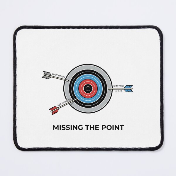 Item preview, Minimalist Missing the Point Logical Fallacy designed and sold by DuckOddity.