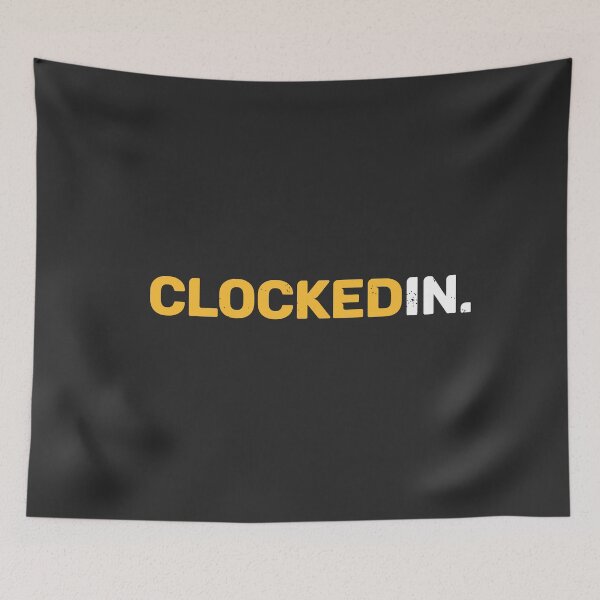 Item preview, Clocked In Minimalist Nurse Tee Black Red designed and sold by KiwyStudio.