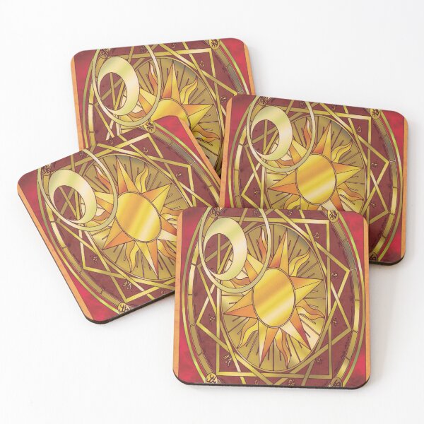 Item preview, Magical Tarot Card Back Vintage Anime Oracle Sakura designed and sold by matchudaarts.