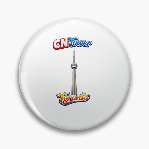 Item preview, CN Tower Toronto Retro Travel Design | Bold Canadian Skyline Artwork designed and sold by Fabrifrank.