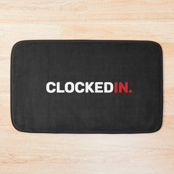 Item preview, Clocked In Minimalist Nurse Hat Black Red designed and sold by KiwyStudio.