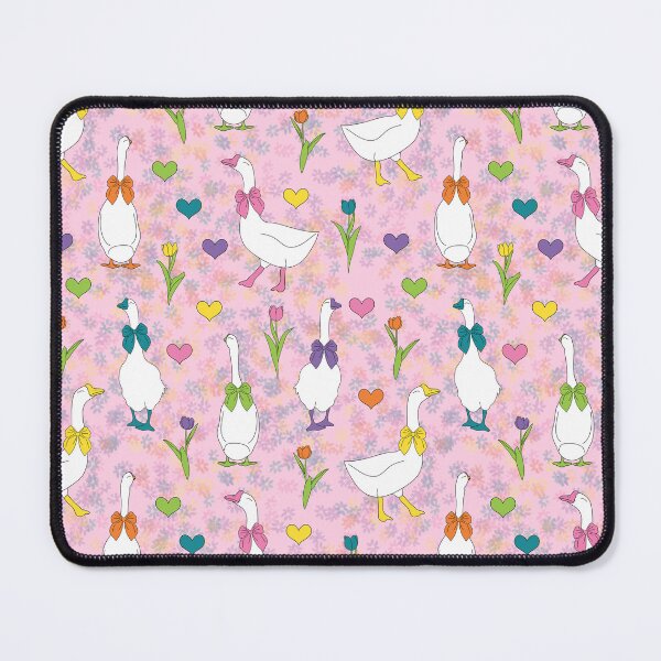 Item preview, Pink Pastel Goose Pattern | Coquette Cottagecore Geese & Tulips Floral Design designed and sold by HaileesHollow.