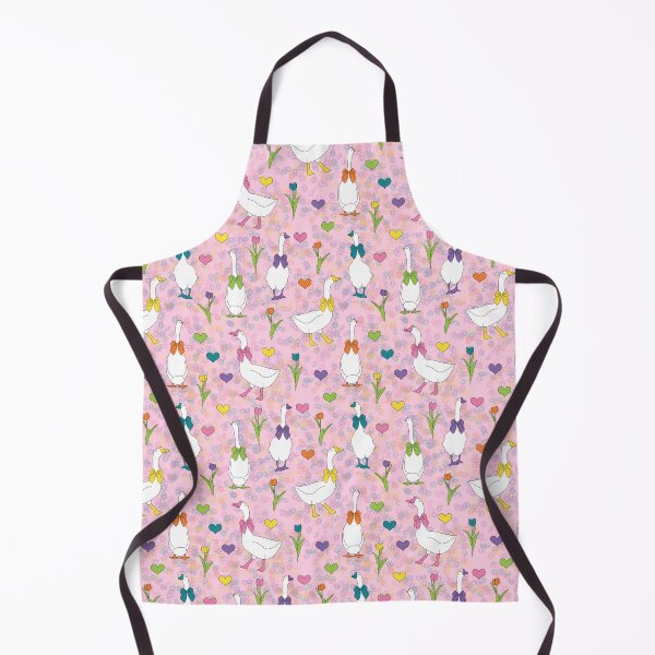 Item preview, Pink Pastel Goose Pattern | Coquette Cottagecore Geese & Tulips Floral Design designed and sold by HaileesHollow.