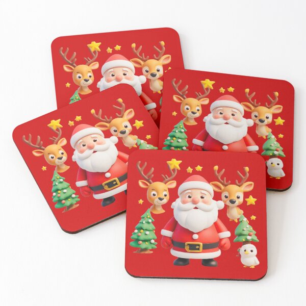 Item preview, Deep colors Santa reindeer with dove love designed and sold by Jsw-speedartja.